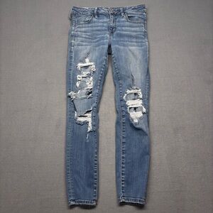 American Eagle Next Level Stretch Jeans Women’s Light Wash SIZE 10